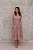 VESTIDO MIDI RENDA ROSE COM CINTO FIVELA - Imagem 2
