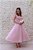 VESTIDO AURORA ROSE MIDI COM LAÇO NAS ALÇAS CORSELET RENDA - Imagem 4