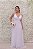 VESTIDO LONGO DECOTE BRANCO OFF WHITE COM ALCINHA PLISSADO - Imagem 2