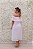 VESTIDO BRANCO MIDI PLISSADO COM DETALHE OMBRO A OMBRO FOLHOS - Imagem 7