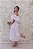 VESTIDO BRANCO MIDI PLISSADO COM DETALHE OMBRO A OMBRO FOLHOS - Imagem 3