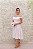 VESTIDO MIDI BRANCO SEDA OMBRO A OMBRO PRINCESA - Imagem 2
