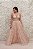 VESTIDO ROSA BEBÊ MARIE EM RENDA COM TIRAS BORDADAS - Imagem 5
