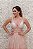 VESTIDO ROSA BEBÊ MARIE EM RENDA COM TIRAS BORDADAS - Imagem 3