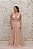 VESTIDO ROSA BEBÊ MARIE EM RENDA COM TIRAS BORDADAS - Imagem 1