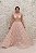 VESTIDO ROSA BEBÊ MARIE EM RENDA COM TIRAS BORDADAS - Imagem 4