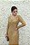 VESTIDO DOURADO NY MANGAS TODO BORDADO EM TULE - Imagem 2