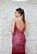 VESTIDO ADK VERMELHO MARSALA TODO EM PEDRARIA DECOTE FENDA - Imagem 6