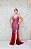 VESTIDO ADK VERMELHO MARSALA TODO EM PEDRARIA DECOTE FENDA - Imagem 5