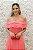 VESTIDO SALMÃO CORAL CAMADA DUPLA FLUIDO - Imagem 2