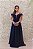VESTIDO AZUL MARINHO BABI OMBRO A OMBRO FENDA COM CORSELET NAS COSTAS - Imagem 4