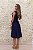 VESTIDO MIDI AZUL MARINHO FÁTIMA SCOFIELD LAÇO FRONTAL - Imagem 5