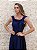 VESTIDO MIDI AZUL MARINHO FÁTIMA SCOFIELD LAÇO FRONTAL - Imagem 3