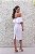 VESTIDO MIDI BRANCO OFF WHITE OMBRO A OMBRO ZIBELINE DECOTE ENVELOPE - Imagem 6