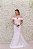 VESTIDO BRANCO OMBRO A OMBRO ZIBELINE LONGO SEREIA - Imagem 1