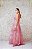 VESTIDO ORGANZA ROSA CHÁ E NUDE BICOLOR - Imagem 3