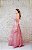VESTIDO ORGANZA ROSA CHÁ E NUDE BICOLOR - Imagem 2