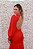 VESTIDO MIDI VERMELHO CEREJA MANGAS EM CREPE - Imagem 2