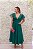 VESTIDO LOR MIDI VERDE COM MANGUINHA EM ORGANZA - Imagem 2