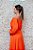 VESTIDO PLISSADO CORAL OMBRO A OMBRO PATBO - Imagem 4