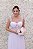 VESTIDO MIDI BRANCO CORSELET EM RENDA E ALÇAS EM TULE BABADO - Imagem 4