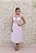 VESTIDO MIDI BRANCO CORSELET EM RENDA E ALÇAS EM TULE BABADO - Imagem 3