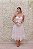VESTIDO MIDI BRANCO ALCINHA E BUSTO CORSELET E  SAIA COM DETALHE EM RENDA - Imagem 1