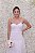 VESTIDO MIDI BRANCO ALCINHA E BUSTO CORSELET E  SAIA COM DETALHE EM RENDA - Imagem 4