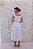 VESTIDO BRANCO MIDI OMBRO A AOMBRO ALÇA LARGA E RENDA COM CINTO AFIVELADO - Imagem 5
