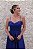 VESTIDO MIDI AZUL BIC LOR COM BUSTO CORSELET CREPE - Imagem 3