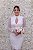 VESTIDO BRANCO MIDI RENDA MANGA COMPRIDA DECOTE OVAL - Imagem 5