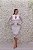 VESTIDO BRANCO MIDI RENDA MANGA COMPRIDA DECOTE OVAL - Imagem 3