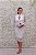 VESTIDO BRANCO MIDI RENDA MANGA COMPRIDA DECOTE OVAL - Imagem 7