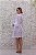 VESTIDO CURTO BLESSED BRANCO COM FUNDO NUDE EM RENDA DETALHES BOTÕES E MANGA LONGA - Imagem 3