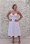 VESTIDO MIDI BRANCO OFF BUSTO CORSELET LISO COM CINTO - Imagem 1