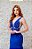 VESTIDO AZUL ROYAL MARIE SEREIA COM BUSTO DECOTADO BORDADO - Imagem 2
