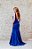 VESTIDO AZUL ROYAL MARIE SEREIA COM BUSTO DECOTADO BORDADO - Imagem 4