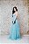 VESTIDO LIA RABELLO AZUL TIFFANY EM TULE COM DETALHES BORDADOS - Imagem 7