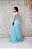 VESTIDO LIA RABELLO AZUL TIFFANY EM TULE COM DETALHES BORDADOS - Imagem 3