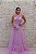 VESTIDO OMBRO UNICO LAVANDA TODO EM TULE - Imagem 1