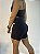 Short Corrida Feminino Preto Emana com Bolsos / Cintura Alta - Imagem 3