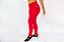 Calça Legging Vermelha Cirrê / Cintura Alta - Imagem 3