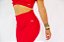 Calça Legging Vermelha Cirrê / Cintura Alta - Imagem 2