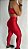 Calça Legging Vermelha Cirrê / Cintura Alta - Imagem 13