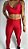 Calça Legging Vermelha Cirrê / Cintura Alta - Imagem 10