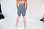 Calça Legging Cinza e Rosa Suplex / Cintura Alta - Imagem 3