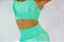 Top Life Style Green / Nadador Verde com brilho / Possui Bojo - Imagem 5