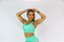 Top Life Style Green / Nadador Verde com brilho / Possui Bojo - Imagem 3