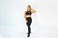 Calça Legging Preta Cirrê / Cintura Alta - Imagem 5