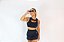 Short saia Academia Preto com Bolsos nas Laterais - Imagem 3